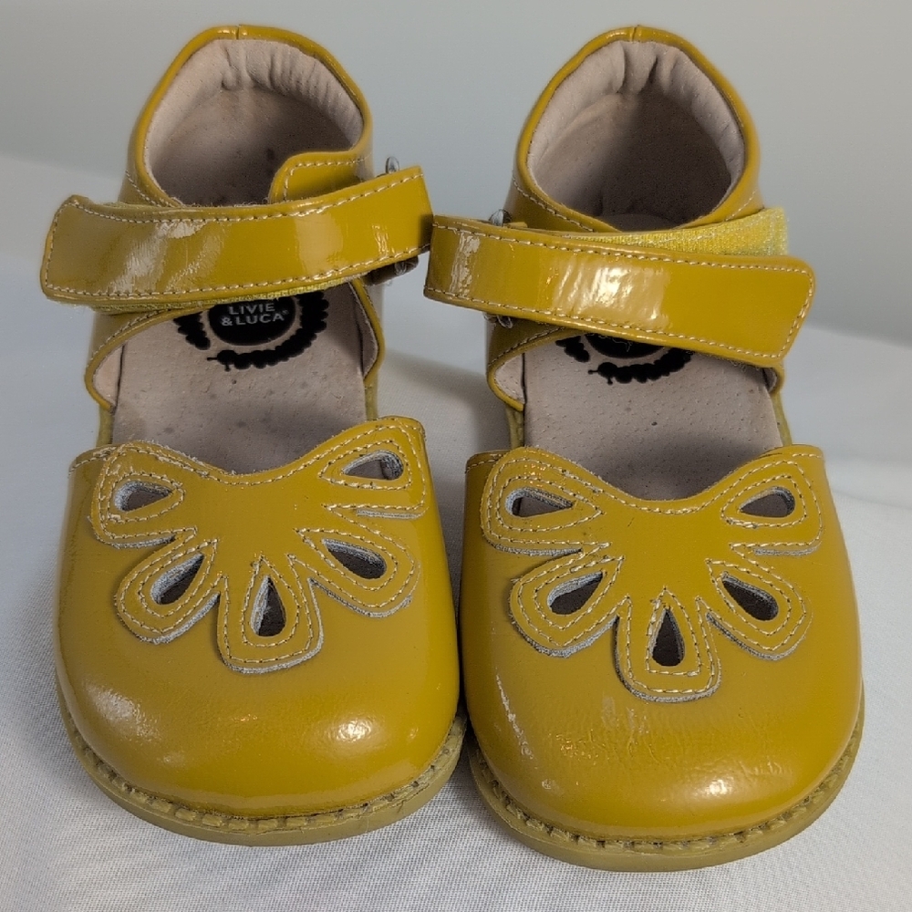 Livie & Luca Yellow Dress Shoes with Vintage Charm